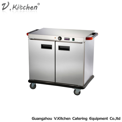 EWC-4S Xe hâm nóng điện Thương mại 2 cửa 4 lớp Xe giao hàng hâm nóng thực phẩm