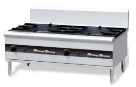 P-OFR-6-DB Kiểu nấu ăn kiểu Trung Quốc Đầu đốt 6 dải hở có ga