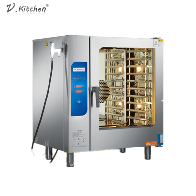 Hotel Digital 6 Khay Lò nướng đối lưu 6 * 1/1 GN Combi