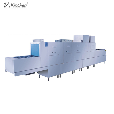 Nhà hàng Khách sạn 6200 Racks / Máy rửa bát băng tải thương mại HR