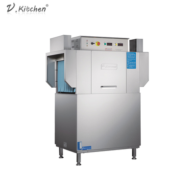 Rack Băng tải Kênh đôi Máy rửa bát thương mại