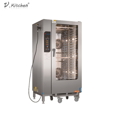 Điện 6 Khay 300 ℃ Lò nướng đối lưu Combi