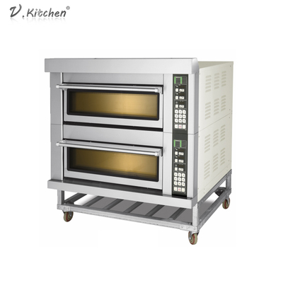 3 tầng 6 khay Máy làm bánh mì bằng thép không gỉ Lò nướng điện