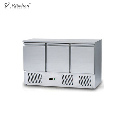 Thiết bị làm lạnh thương mại 390L 3 cửa Counder Chiller