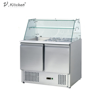 Thiết bị làm lạnh thương mại 390L 3 cửa Counder Chiller