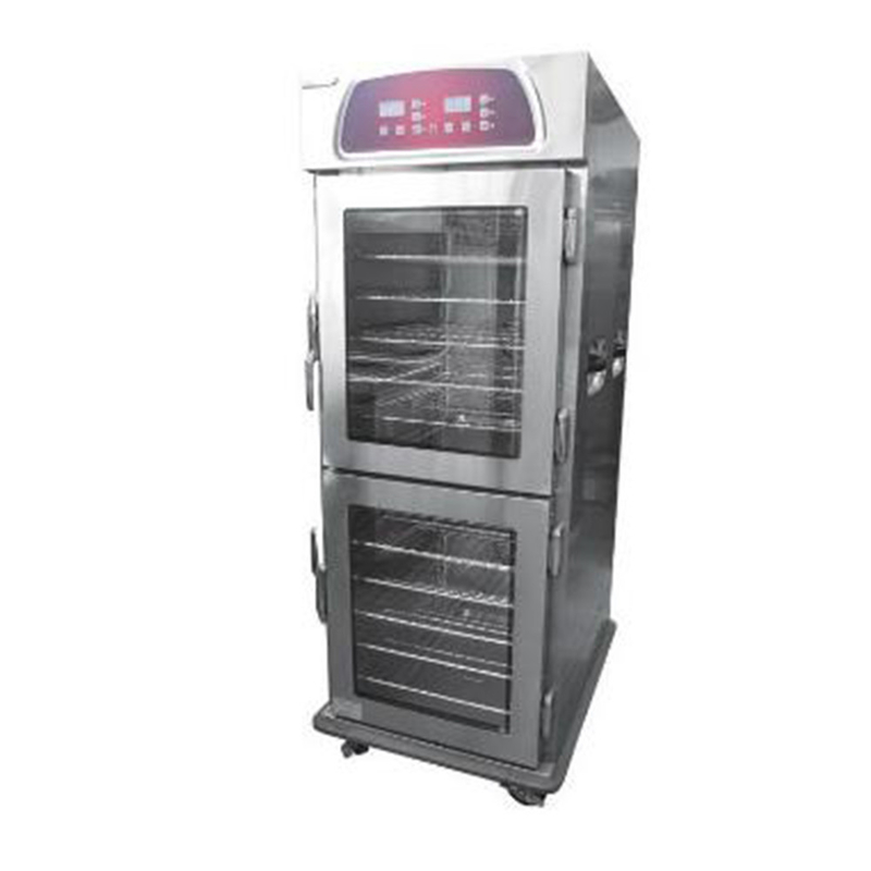 E-DBW-12B-21E Xe điện tự chọn thương mại Cửa kính đôi 24 lớp Xe hâm nóng thực phẩm